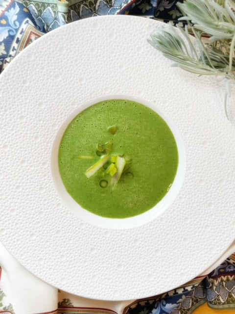 Spring Asparagus and Miso Vichyssoise