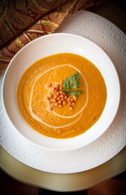 Ginger, Carrot and Sweet Potato Soup