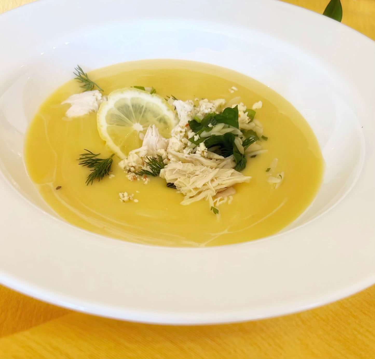 Greek Avgolemono Soup