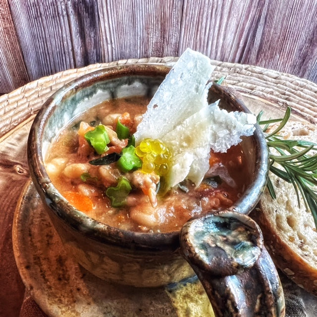 Tuscan Chicken Sausage, White Bean and Kale Soup