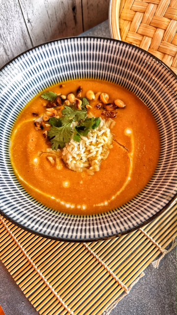 Thai Red Curry Butternut Squash Soup